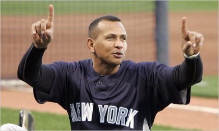 A-Rod has been giving a different finger to the Yankees this week.
